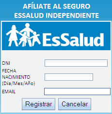 Afiliate Seguro EsSalud Independiente